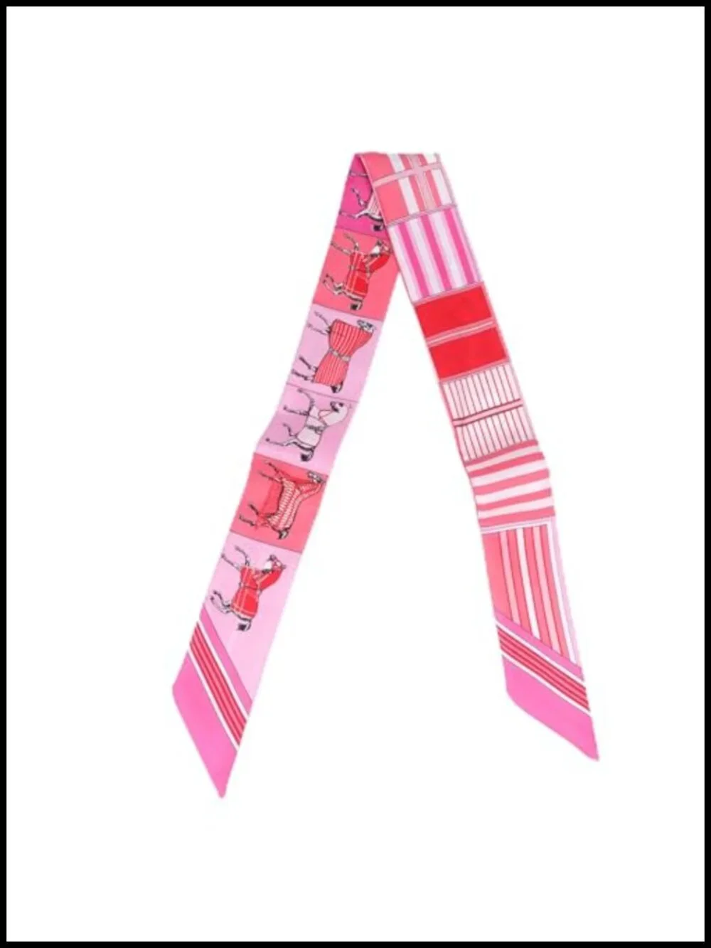 100% Mulberry Silk Scarf Hair Ribbon Necktie 34